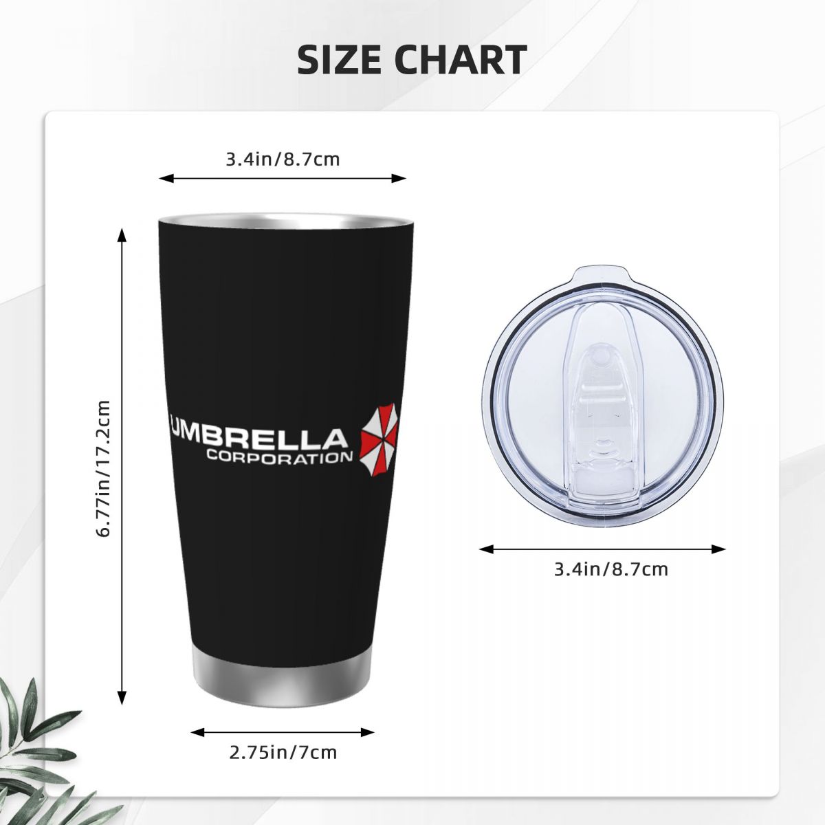 Umbrella Corporation Tumbler V - Vacuum Insulated Flask 评论和价格