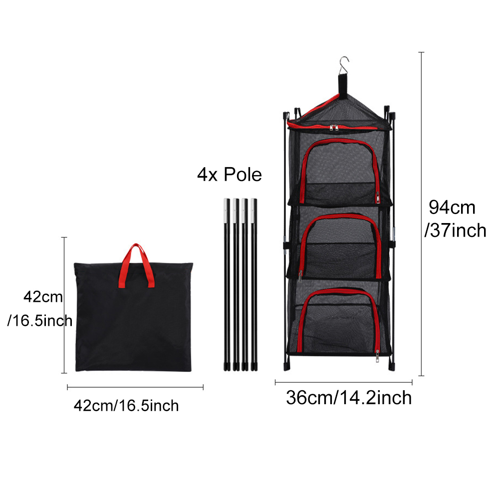 Camping Storage Drying Net 3 L - Outdoor Camping World 评论和价格