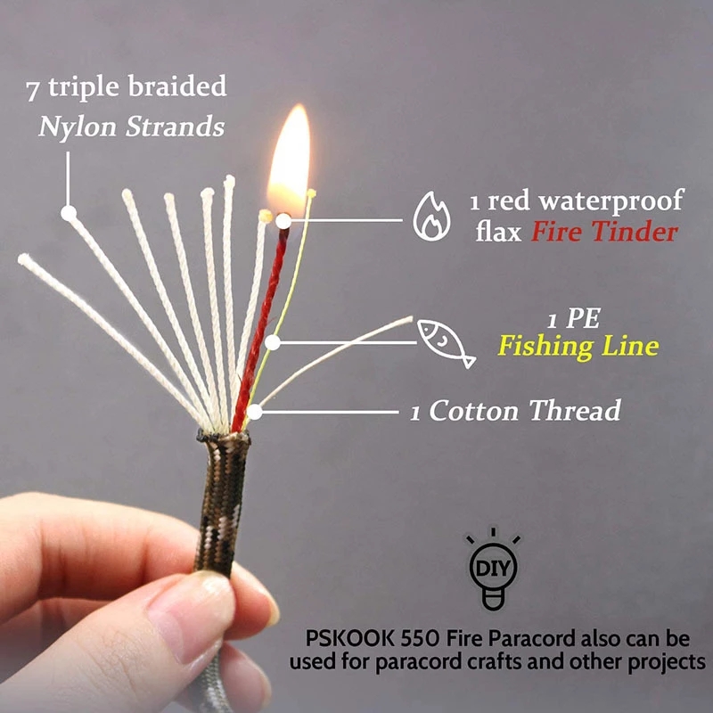 10-core Paracord 550 4mm Outdo - Camping Quiet 评论和价格