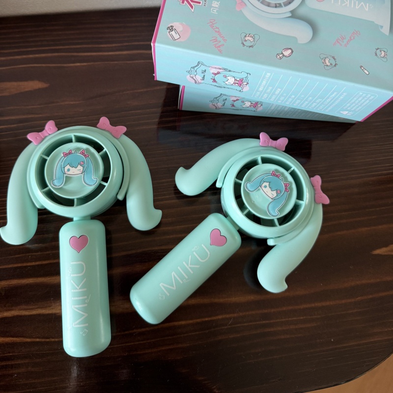 Hatsune Miku Mini Handheld Fan - Outdoor Camping Movies 评论和价格