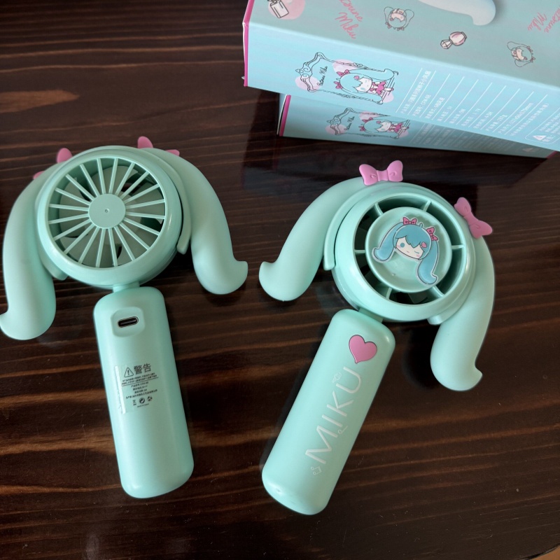 Hatsune Miku Mini Handheld Fan - Outdoor Camping Movies 评论和价格
