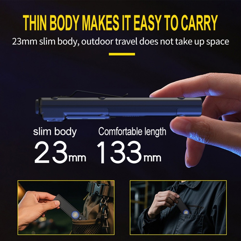 Ultra-Thin EDC Rechargeable LE - Outdoor Camping Glamping 评论和价格