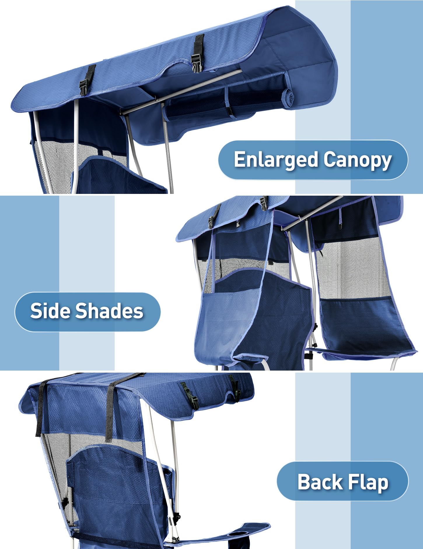 Folding Camping Chair with Sha - Outdoor Camping Canopy 评论和价格