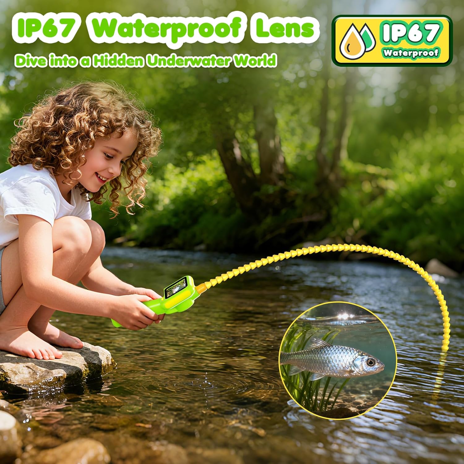 Endoscope for Kids, Borescope  - Outdoor Camping For Kids 评论和价格