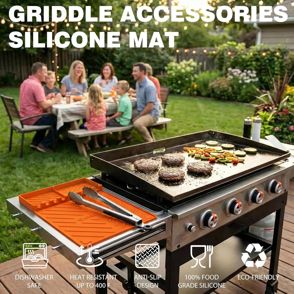 Silicone Grill Mats or Griddle - Outdoor Camping Kitchen 评论和价格