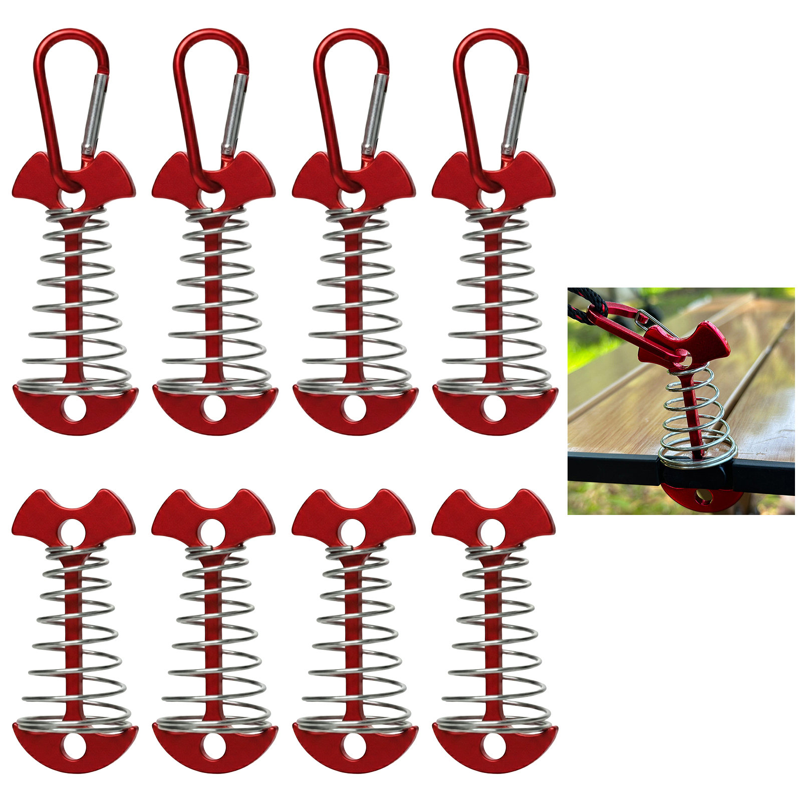 8pcs Adjustable Plank Floor Sp - Outdoor Camping Decke 评论和价格