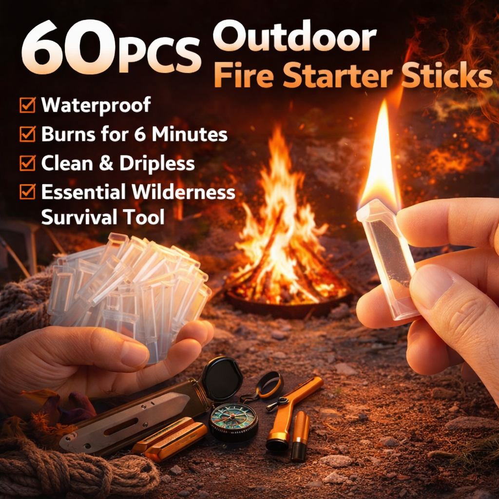60PCS Waterproof Fire Starter  - Fire Starter Flint 评论和价格