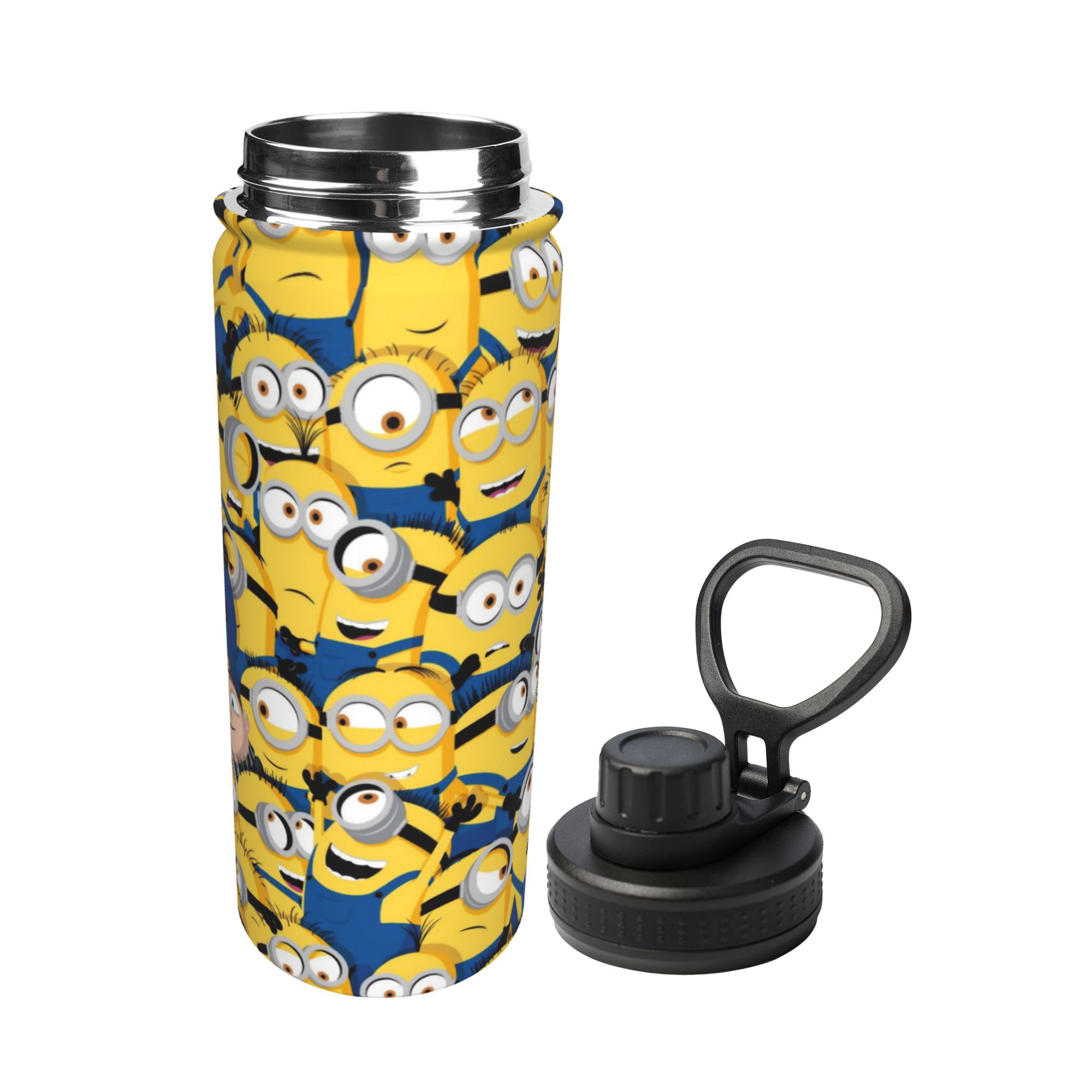 Cartoon M-Minions 18OZ Sports  - Vacuum Insulated Flask 评论和价格