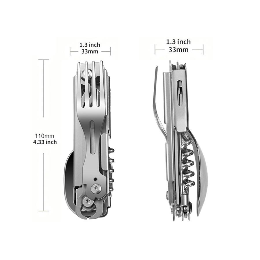 1 pc 6 in 1 Multifunctional Cu - Outdoor Camping Meals 评论和价格
