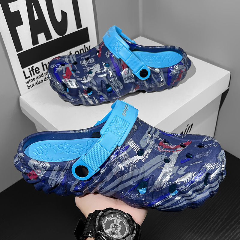Large Size Men's Outdoor Fishi - Outdoor Camping Slippers 评论和价格