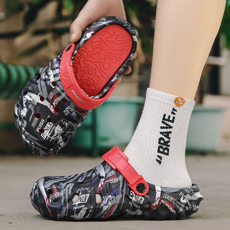 Large Size Men's Outdoor Fishi - Outdoor Camping Slippers 评论和价格