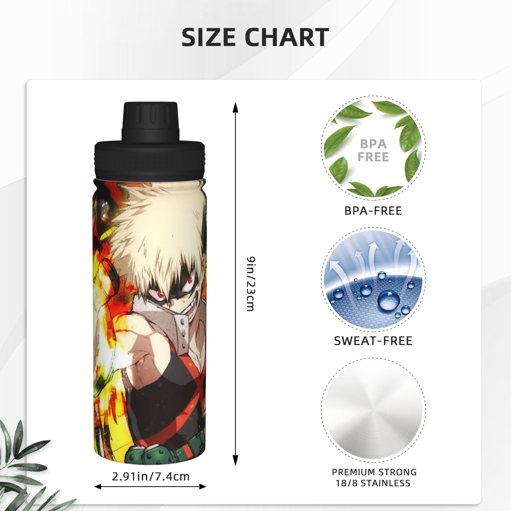My Hero Academia Anime 18OZ Sp - Vacuum Insulated Flask 评论和价格