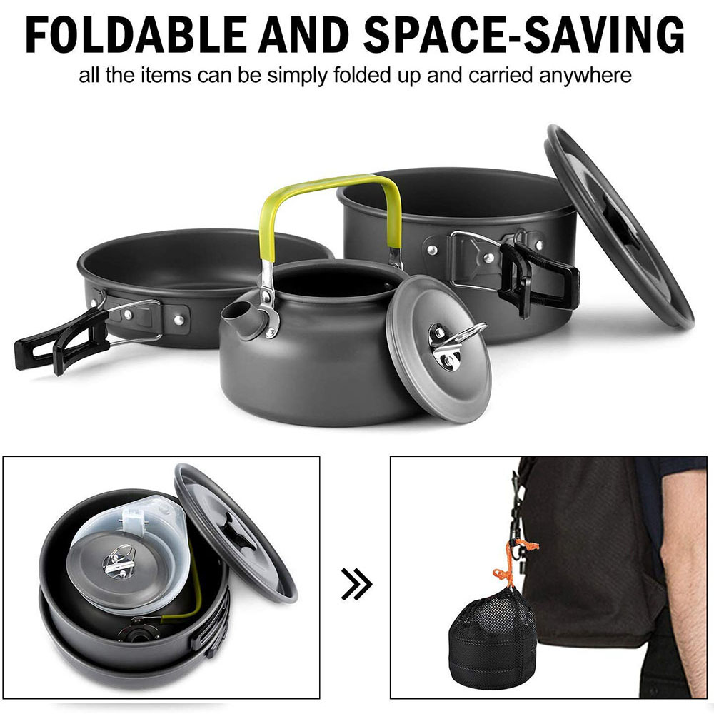 Outdoor Camping Cookware Set M - Outdoor Camping Outfit 评论和价格