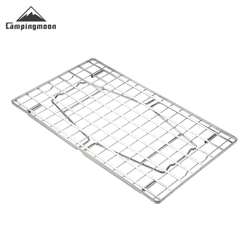 CAMPINGMOON Stainless Steel Li - Outdoor Camping Table With Storage 评论和价格