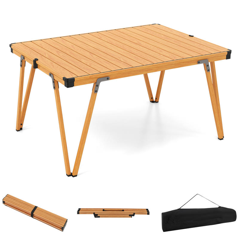 Single Folding Picnic Table 93 - Outdoor Camping Table With Storage 评论和价格